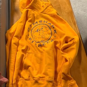 Orange gymshark hoodie